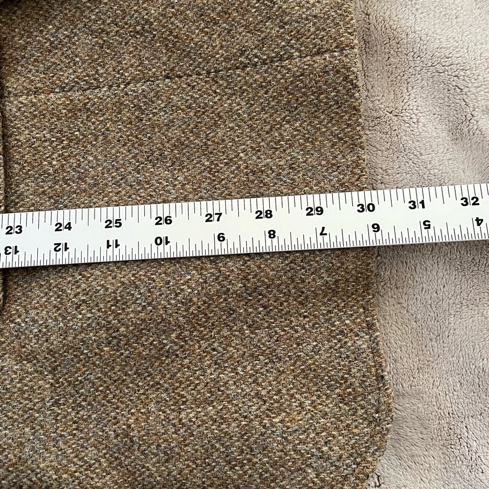 VINTAGE HARRIS TWEED MENS JACKET 100% Handwoven Wool Made for Orvis Size 42R - Picture 15 of 15